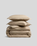 Linen Duvet Cover Set - Toast F/Q