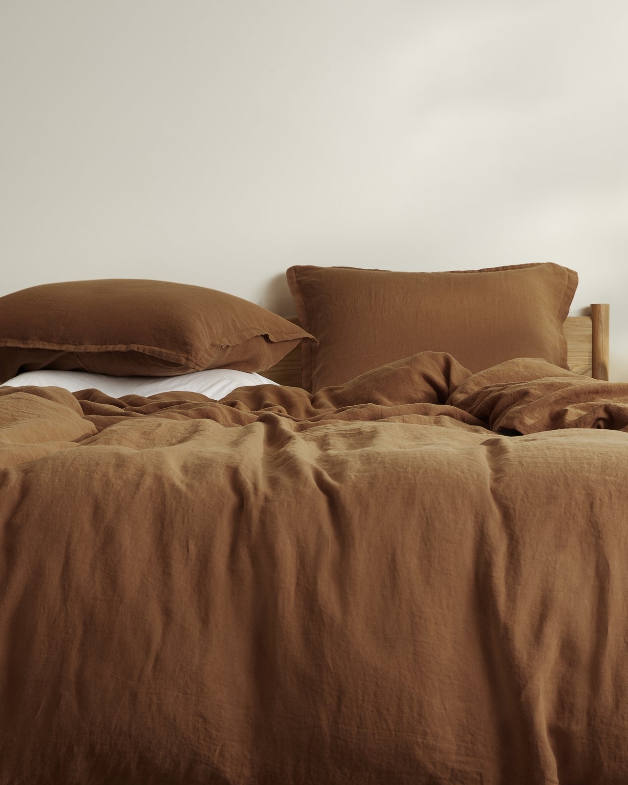 Linen Duvet Cover Set - Tobacco K/CK
