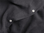 Linen Duvet Cover Set - Coal K/CK