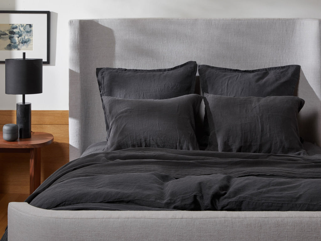 Linen Duvet Cover - FINAL SALE (Coal)
