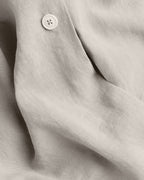 Linen Duvet Cover (Dove)