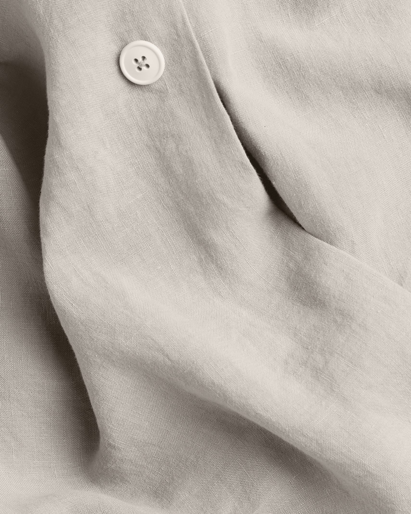 Linen Duvet Cover Set - Dove F/Q