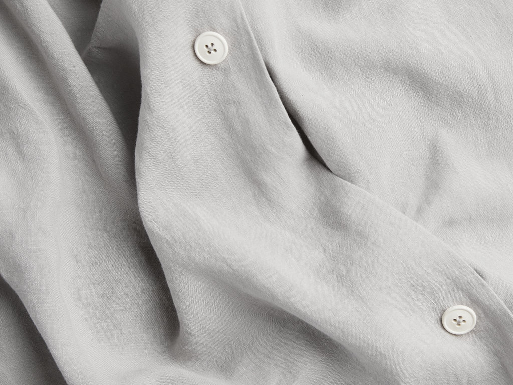 Linen Duvet Cover - FINAL SALE (Fog)