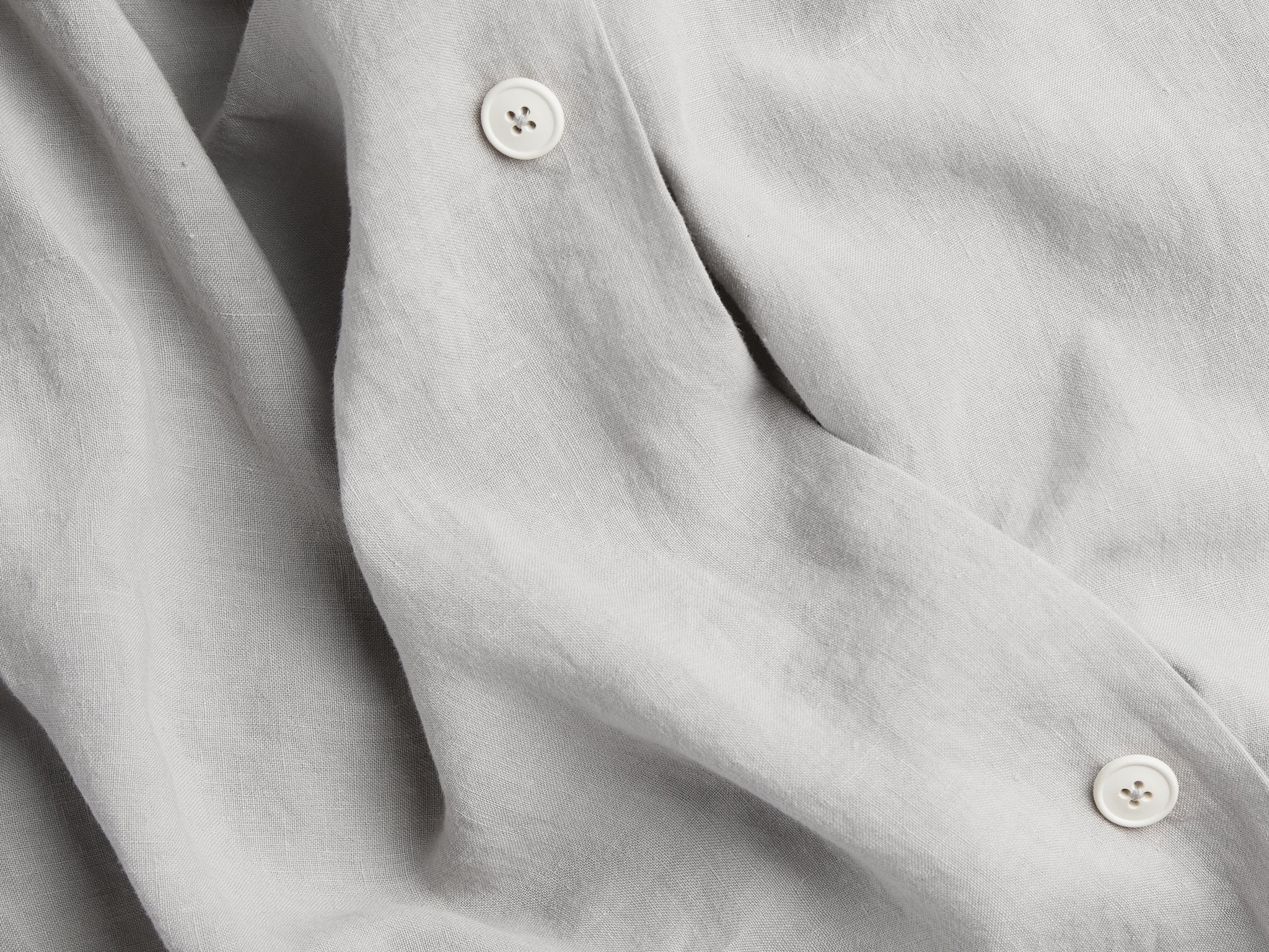 Linen Duvet Cover - FINAL SALE (Fog)
