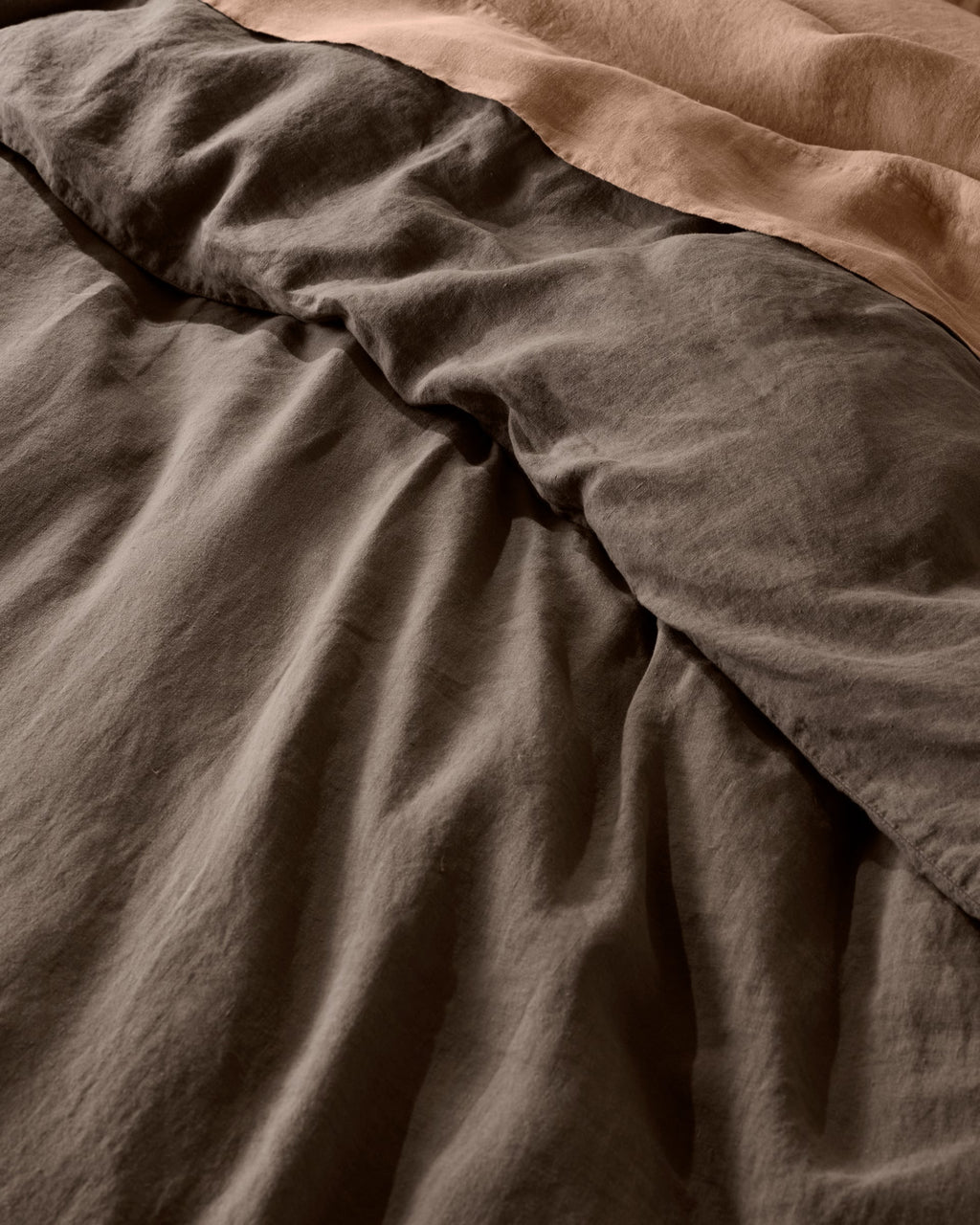 Linen Duvet Cover Set - Warm Grey K/CK
