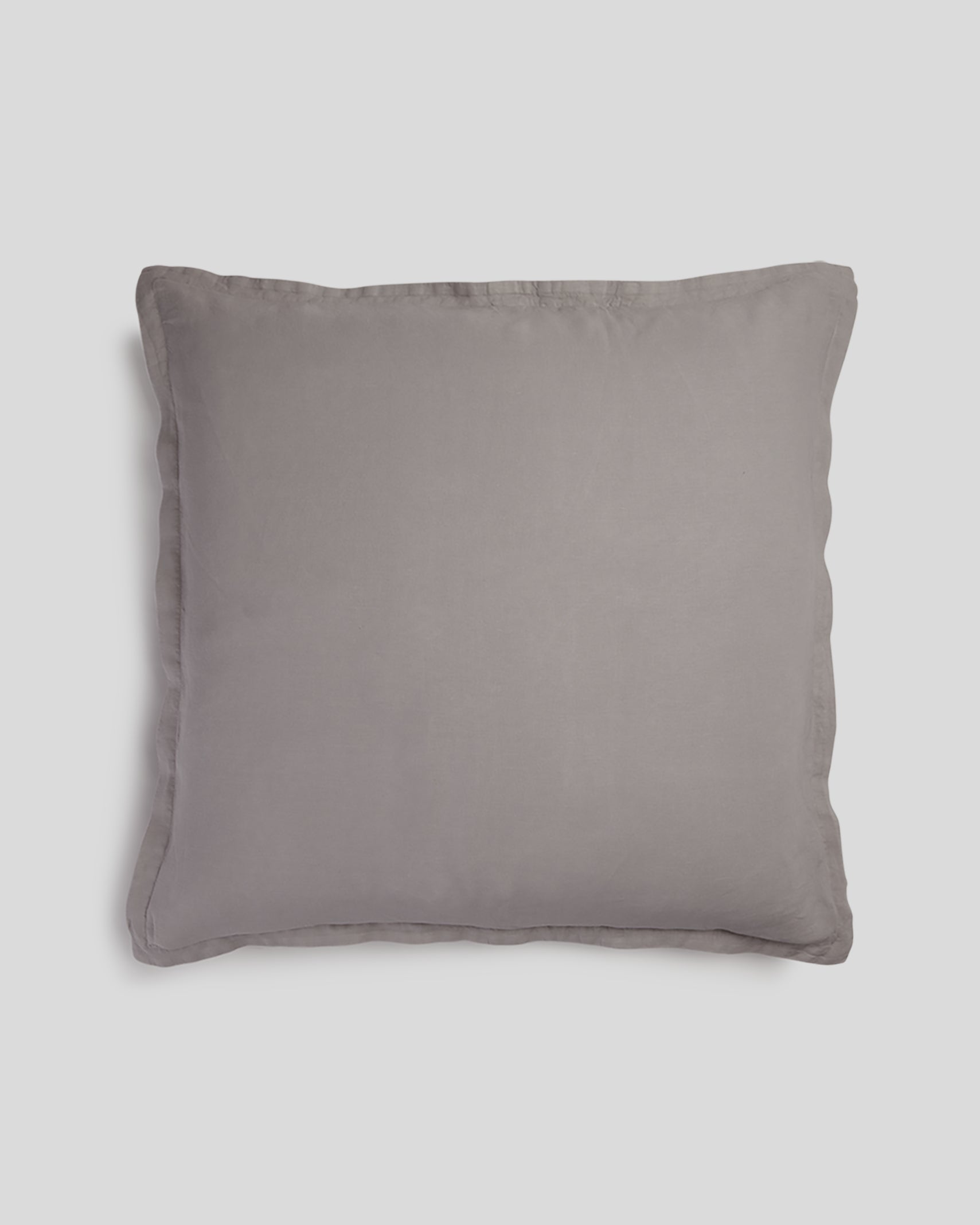 Linen Euro Sham (Pebble)