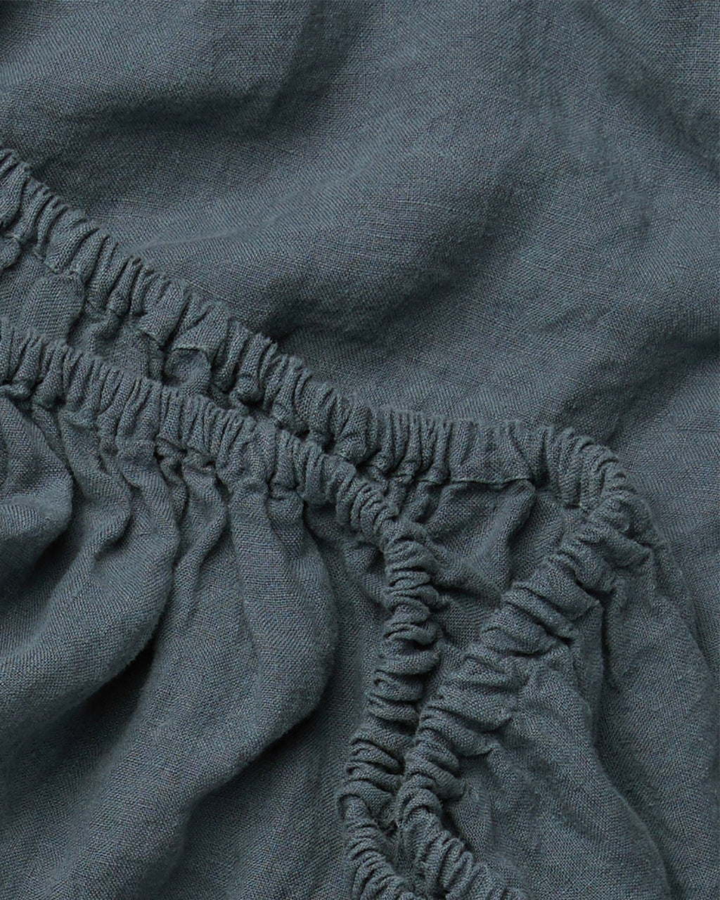 Linen Fitted Sheet (Dusk)