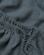 Linen Fitted Sheet (Dusk)