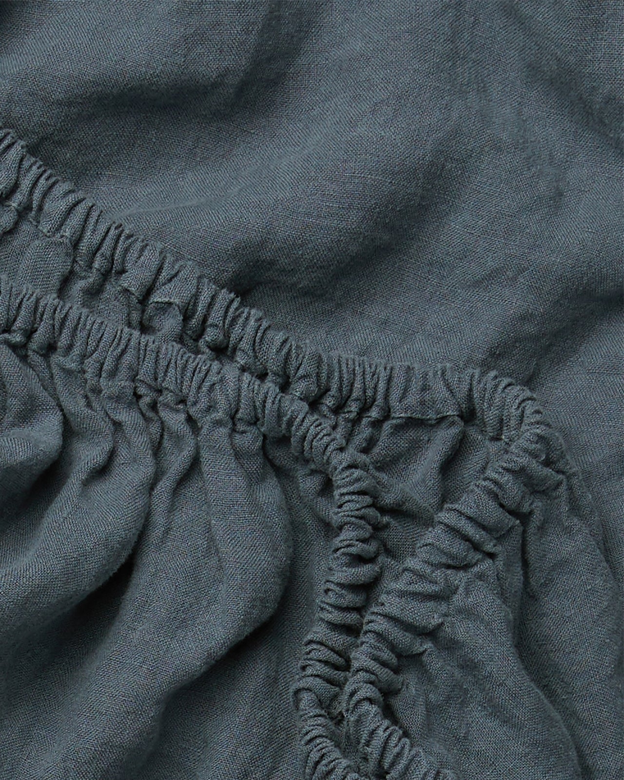 Linen Fitted Sheet (Dusk)