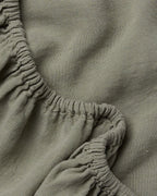 Linen Fitted Sheet (Moss)
