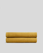 Linen Fitted Sheet - FINAL SALE (Marigold)
