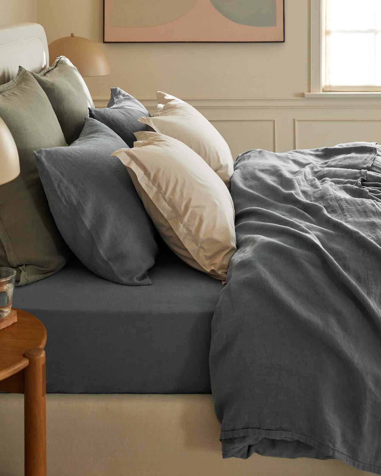 Linen Pillowcase Set (Dusk)