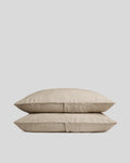 Linen Pillowcase Set (Toast)