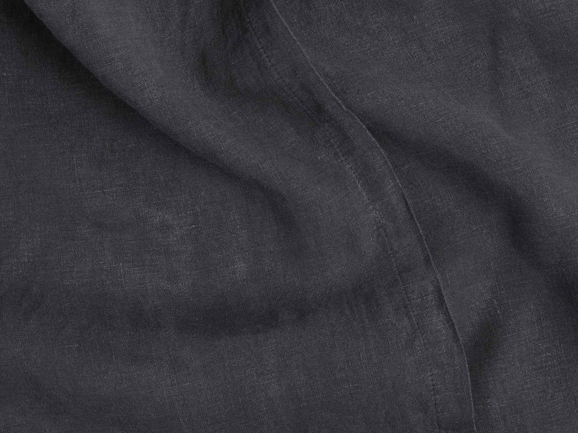 Linen Pillowcase Set - FINAL SALE (Coal)