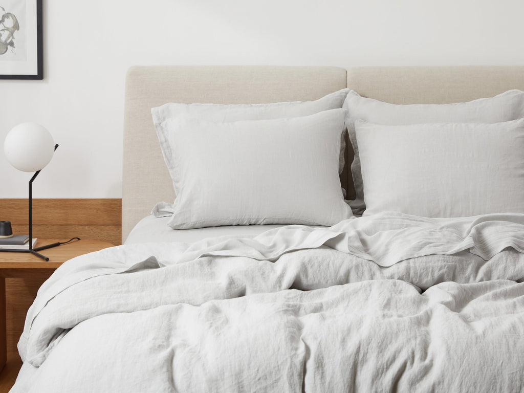 Linen Pillowcase Set - FINAL SALE (Fog)