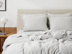 Linen Pillowcase Set - FINAL SALE (Fog)
