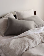 Linen Pillowcase Set (Pebble)