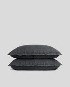Linen Sham Set - FINAL SALE (Coal)