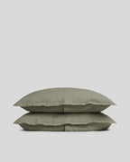 Linen Sham Set (Moss)