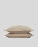 Linen Sham Set (Toast)