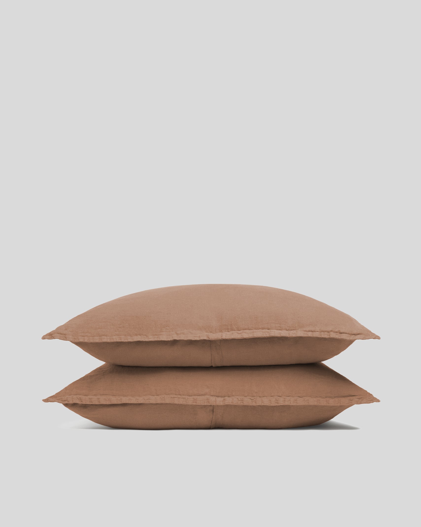 Linen Sham Set (Adobe)