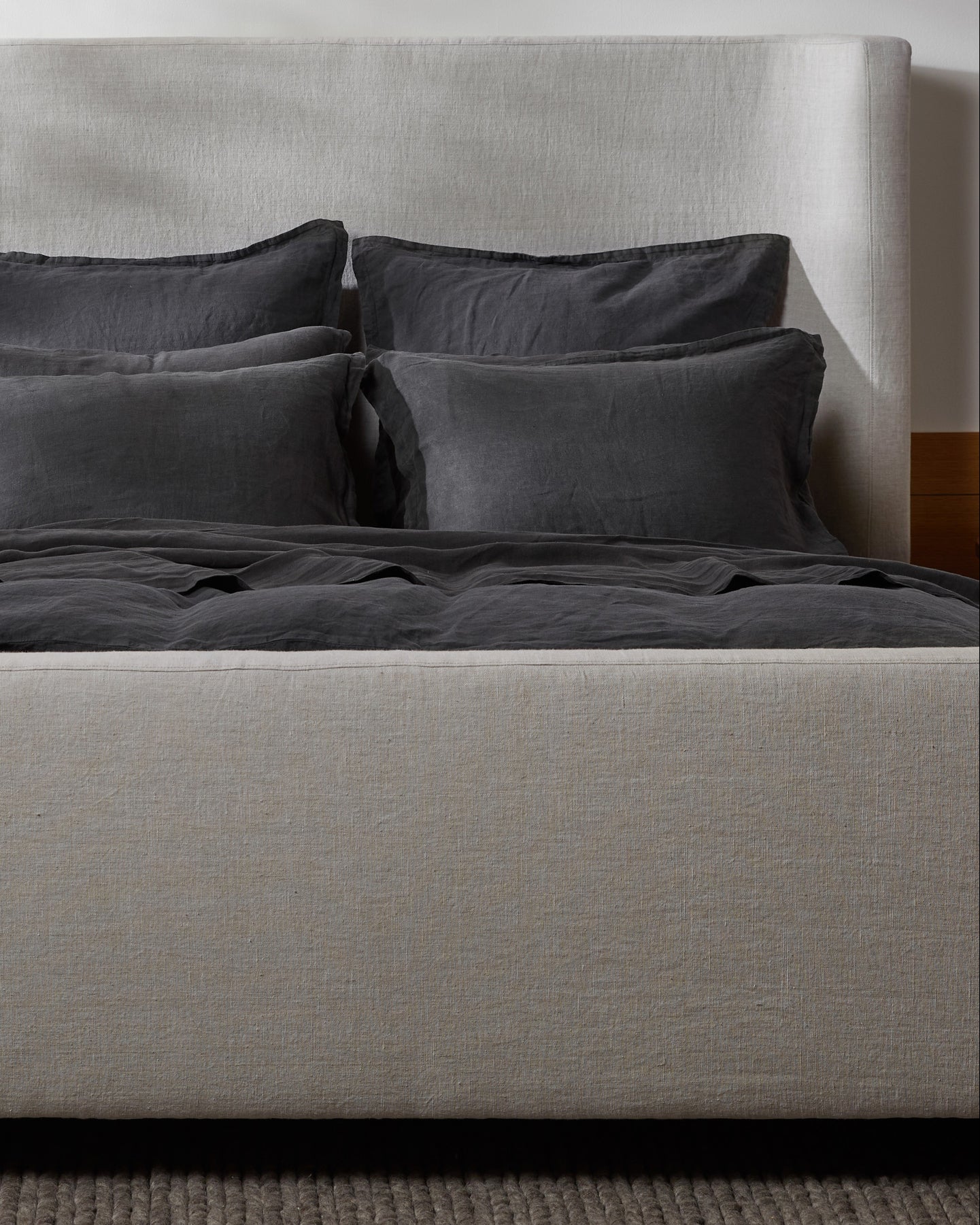 Linen Sham Set - FINAL SALE (Coal)