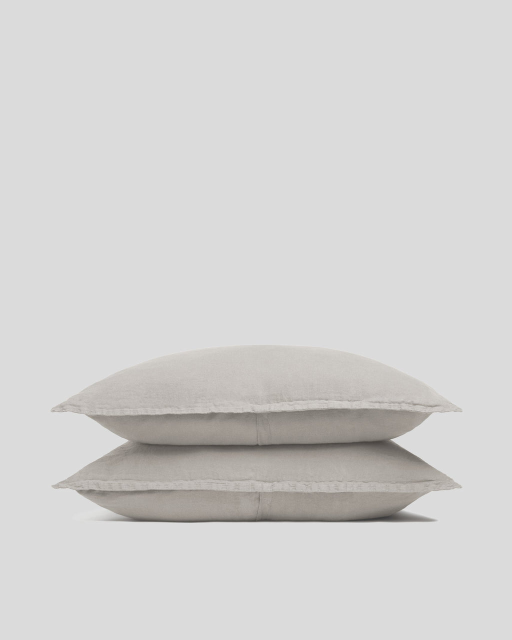 Linen Sham Set (Dove)