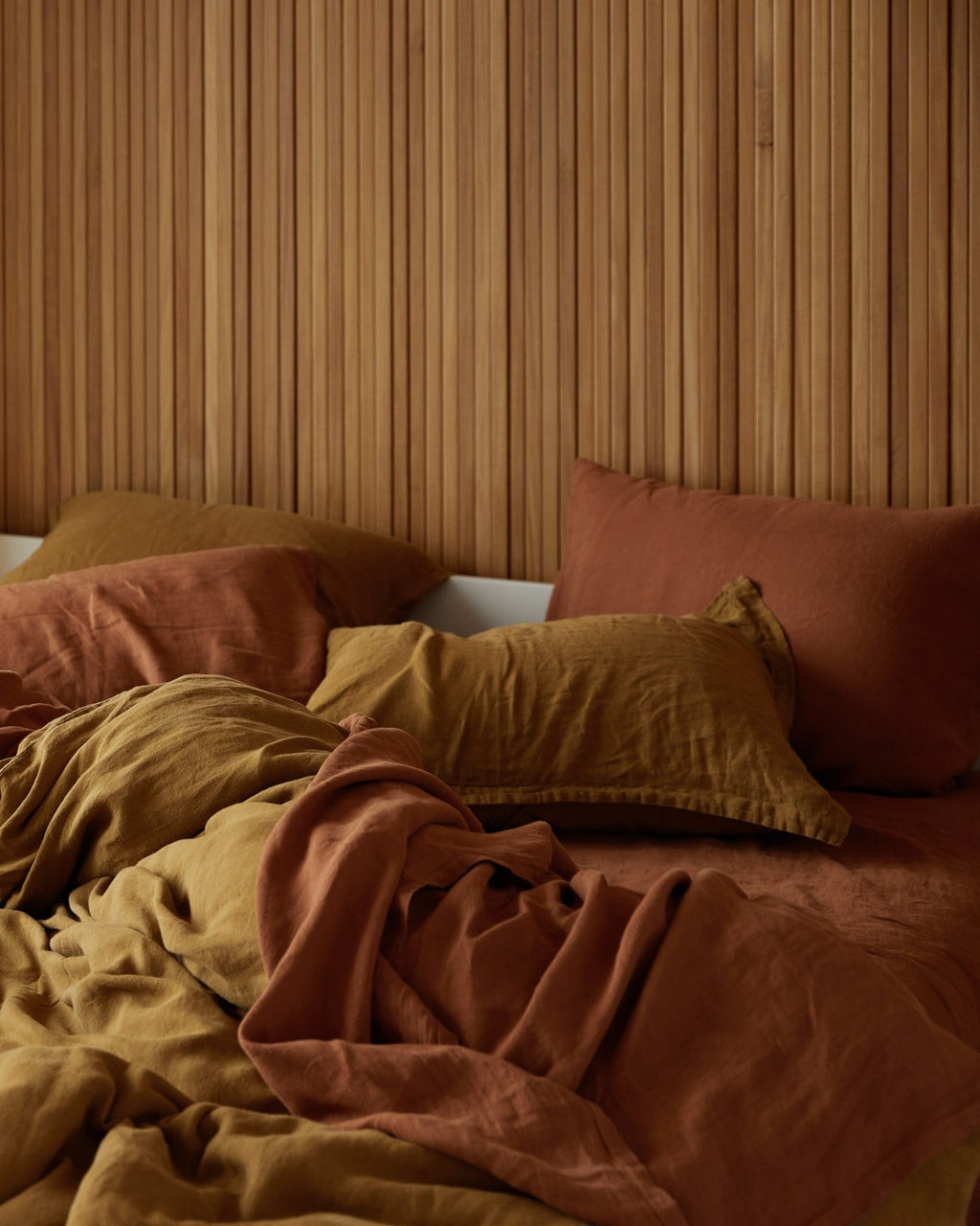 Linen Sheet Set - Tobacco K/CK
