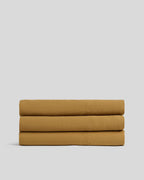 Linen Fitted Sheet - FINAL SALE (Honey)