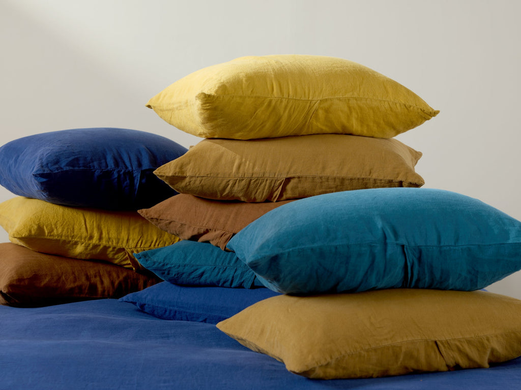 Linen Fitted Sheet - FINAL SALE (Honey)