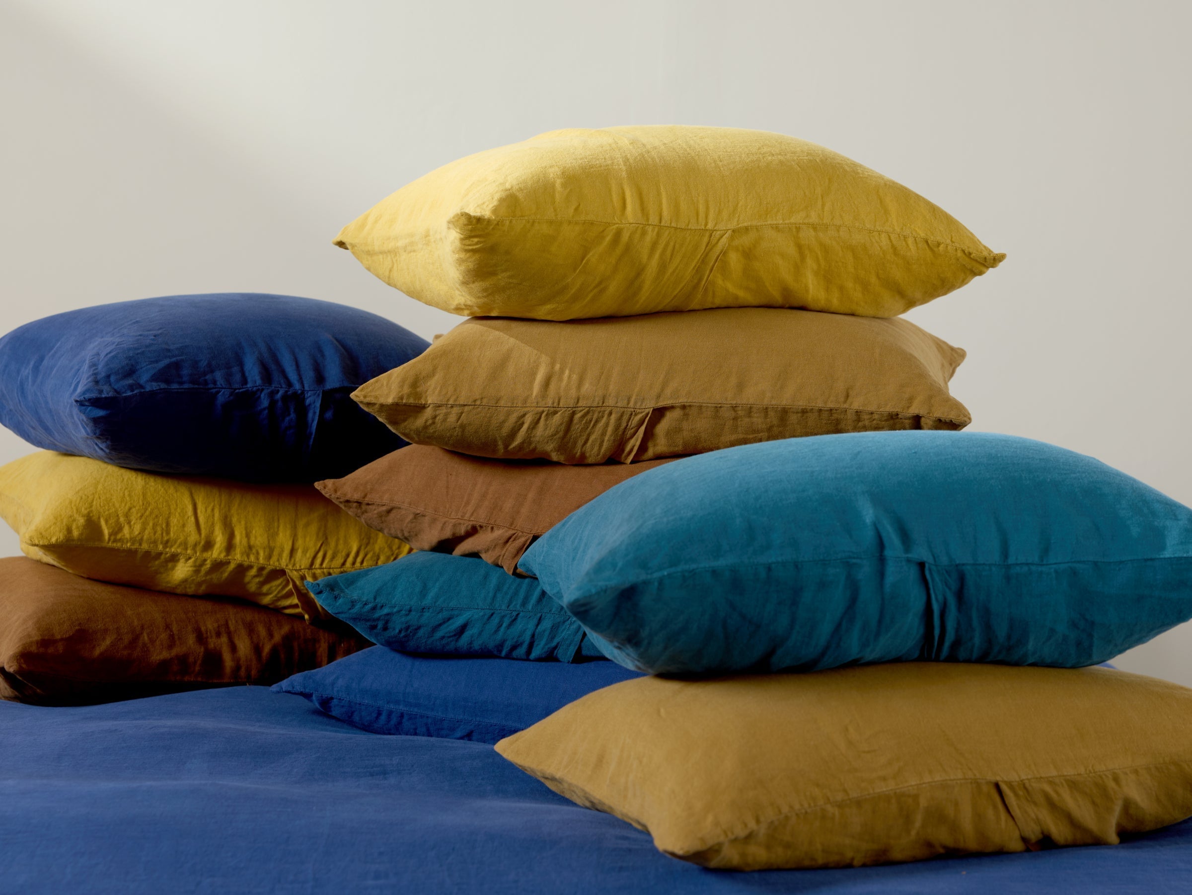 Linen Fitted Sheet - FINAL SALE (Honey)