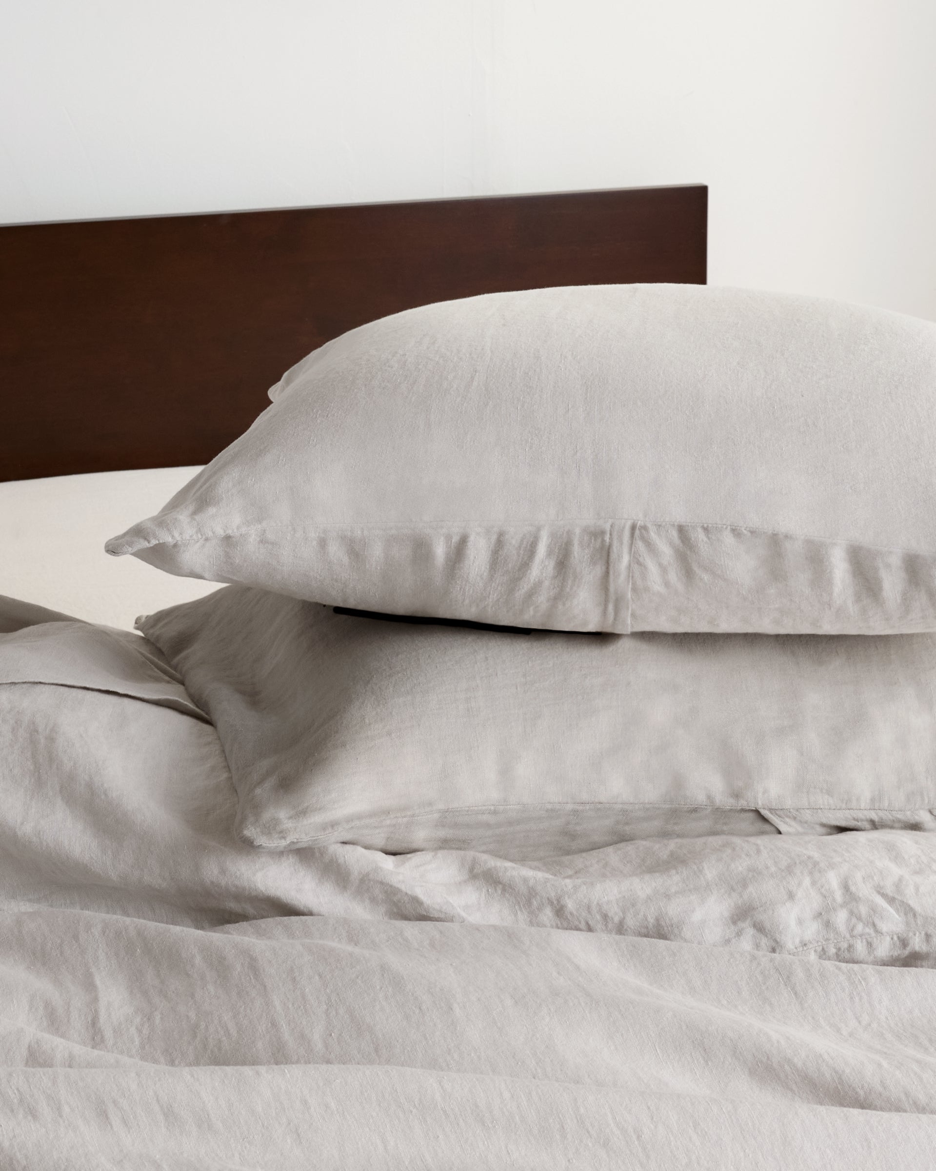Linen Sheet Set - Dove K/CK