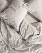 Linen Sheet Set - Dove K/CK