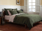 Linen Duvet Cover (Evergreen)