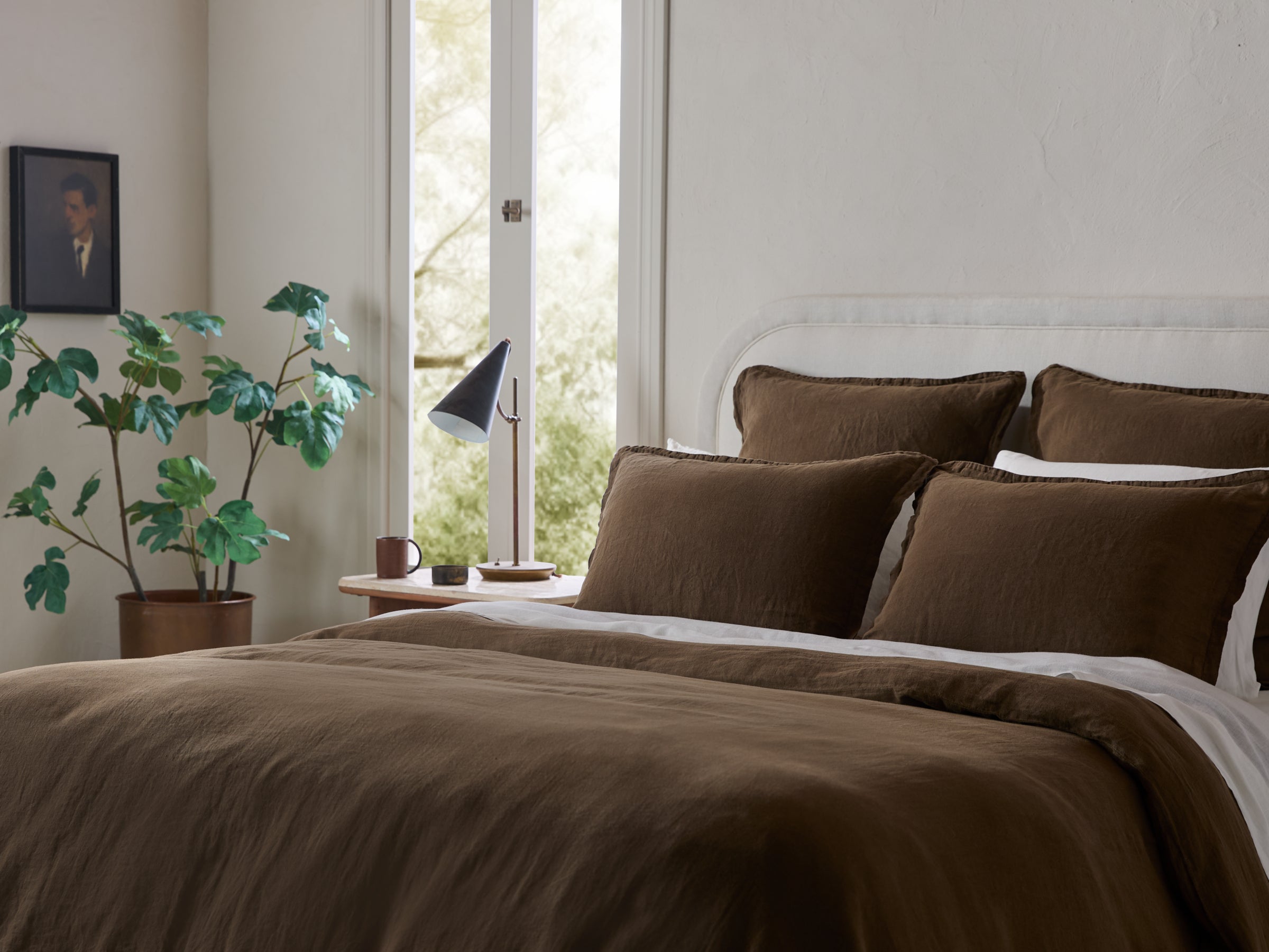 Linen Euro Sham (Java)