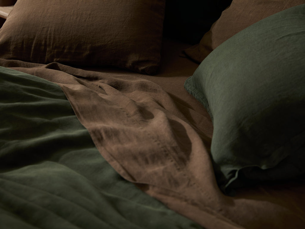 Linen Fitted Sheet (Java)