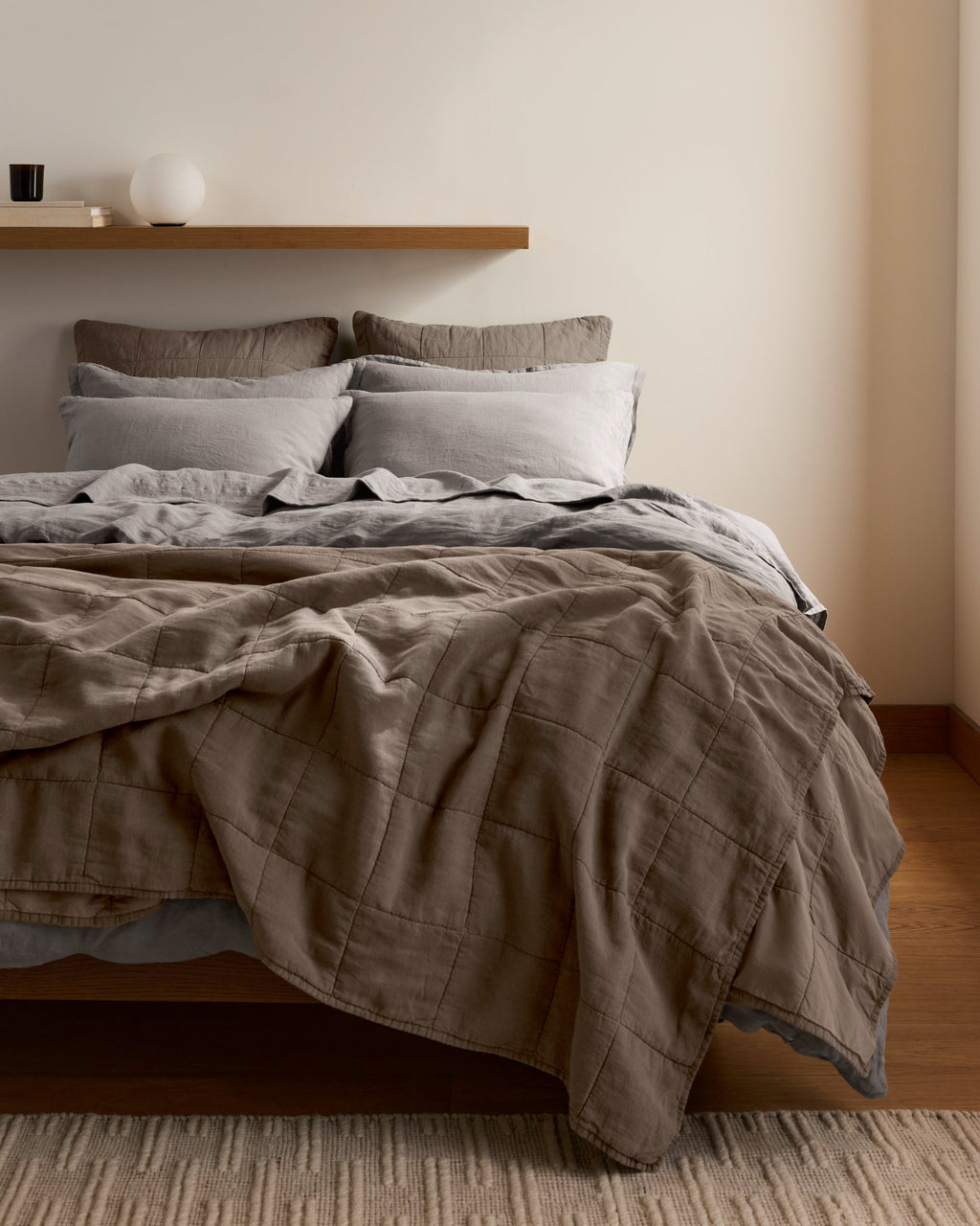 Linen Bundle - Pebble K/CK