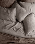Linen Sham Set (Pebble)