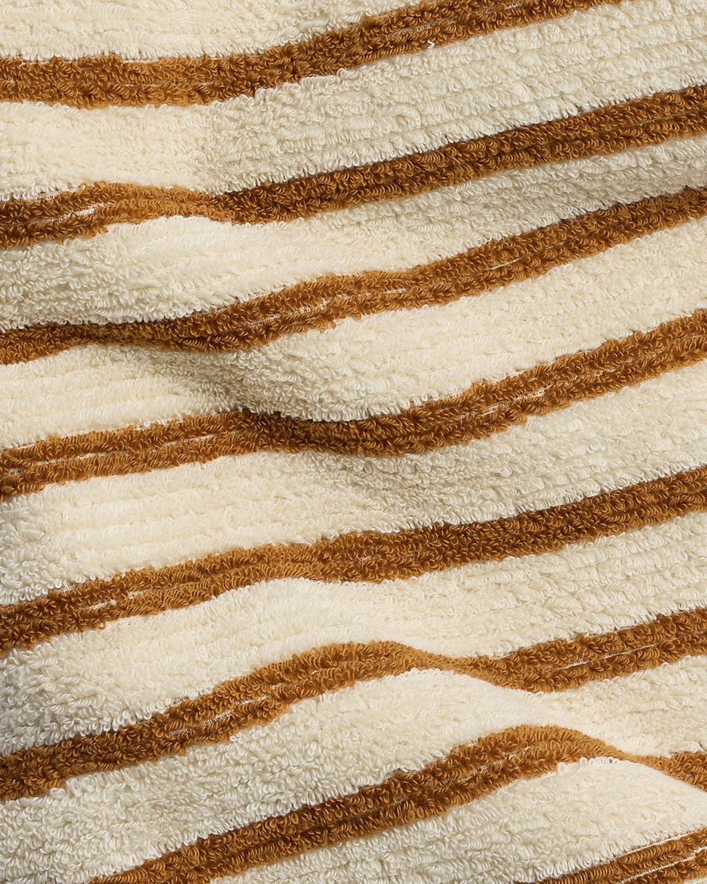 4+4 Organic Resort Stripe Bath Bundle - Butter with Honey