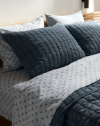 Garment Dyed Channel Sham Set (Dusk)
