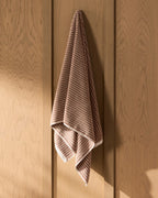 2+2 Pinstripe Bath Bundle -Adobe and Alabaster