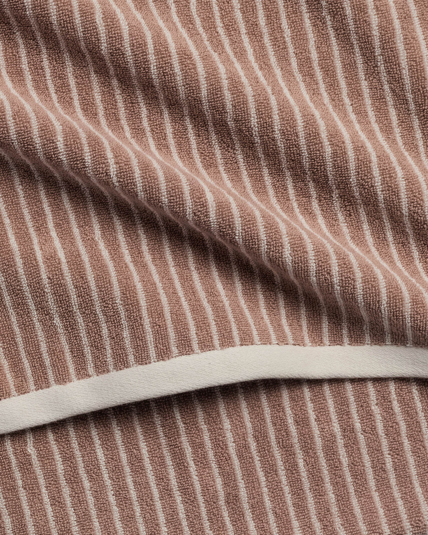 2+2 Pinstripe Bath Bundle -Adobe and Alabaster
