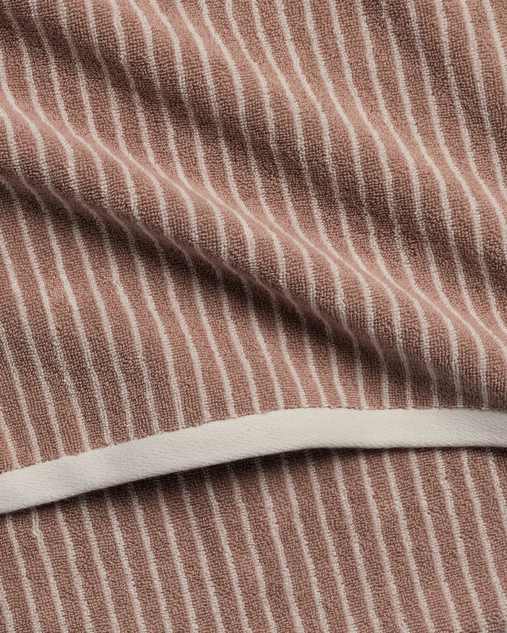 6+6 Pinstripe Bath Bundle - Adobe and Alabaster
