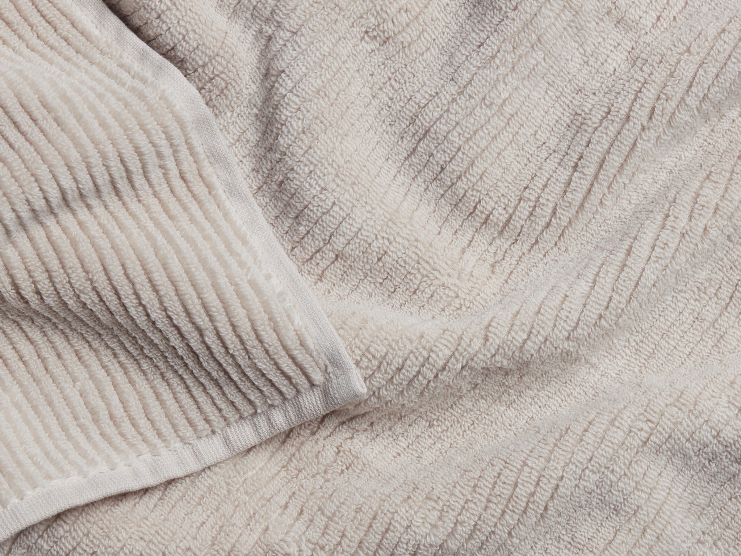 4+4 Soft Rib Bath Bundle - Bone