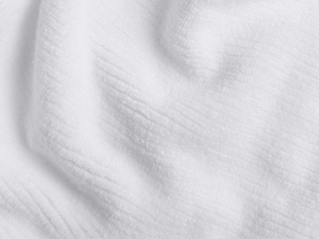 6+6 Soft Rib Bath Bundle - White
