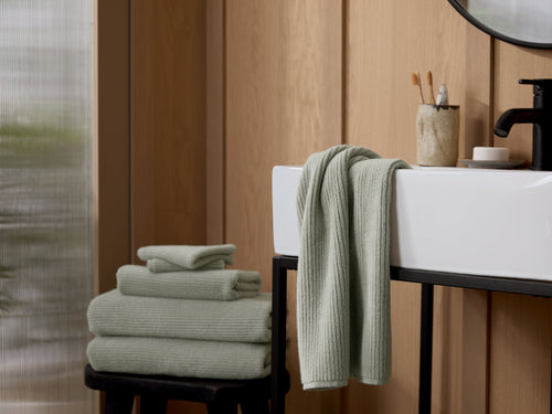 2+2 Soft Rib Bath Bundle - Sage